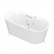 Anzzi Sofi 5.6 ft. Center Drain Whirlpool and Air Bath Tub in White FT-AZ201 - alternate 3